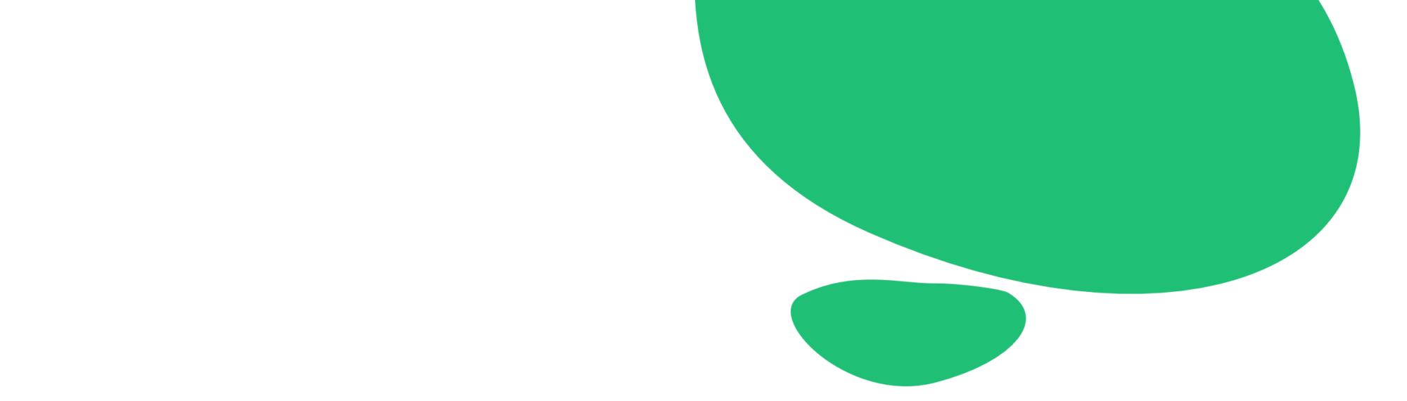 Große grüne Bubble