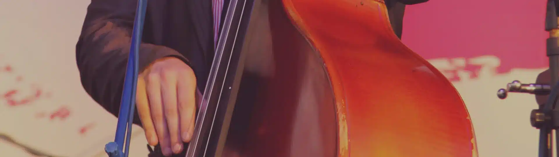 Kontrabass in einer Nahaufnahme