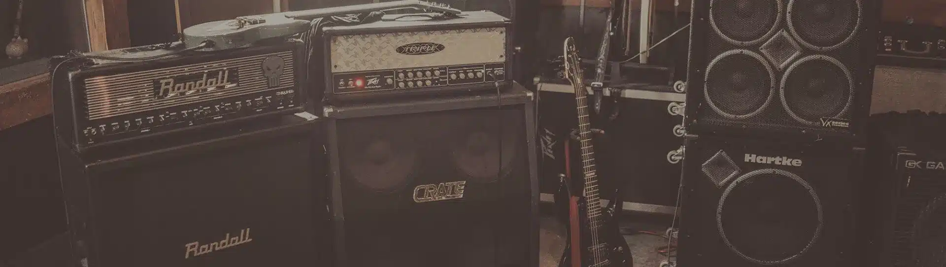 Lautsprecher im Studio für den Transport