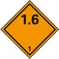 Gefahrzettel Klasse 1.6