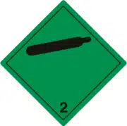 Gefahrzettel Klasse 2.2