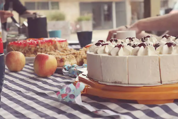 Lecker Kuchen beim Teamevent