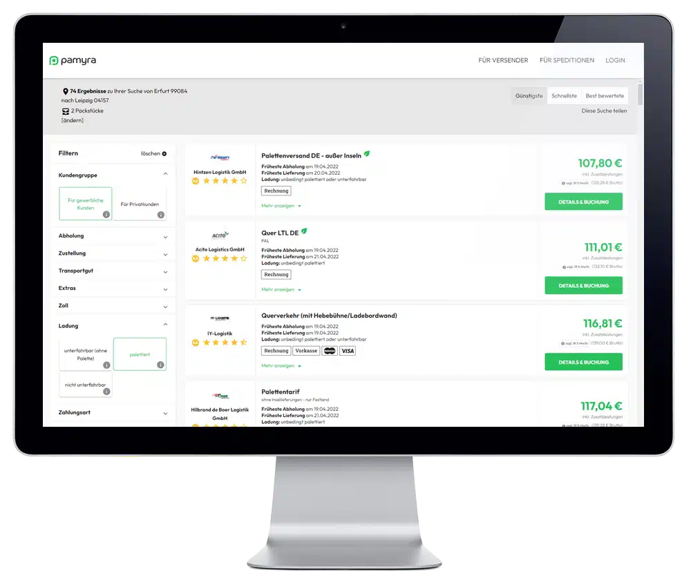 Suchergebnisse auf Pamyra.de